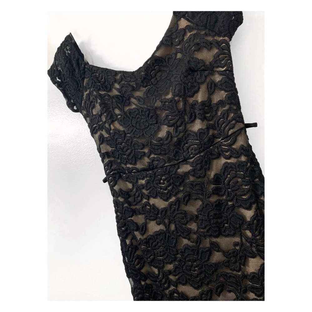 Black and Nude Dress